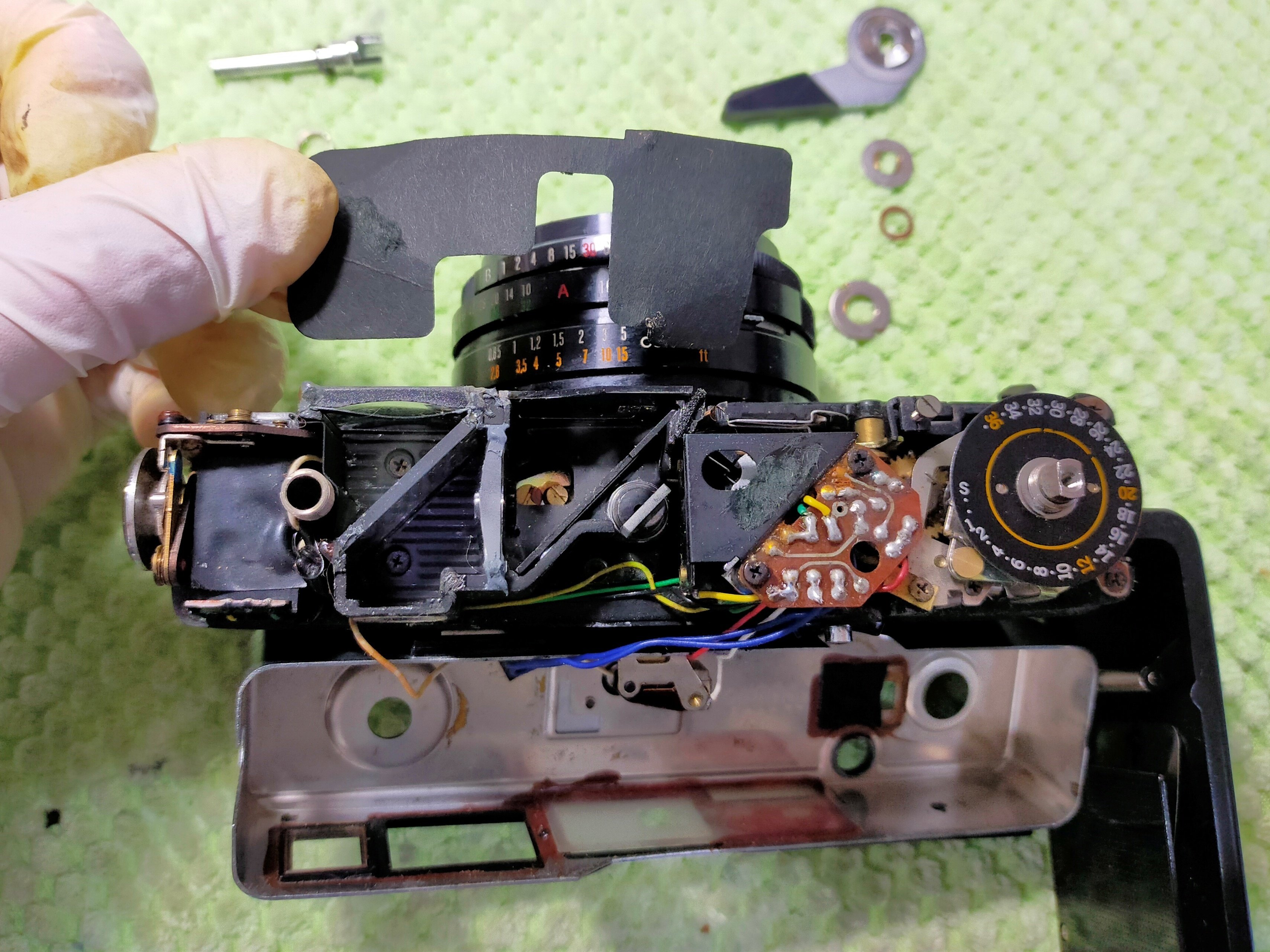 オリンパス 35 UCの分解｜フィルムカメラ修理のアクアカメラ