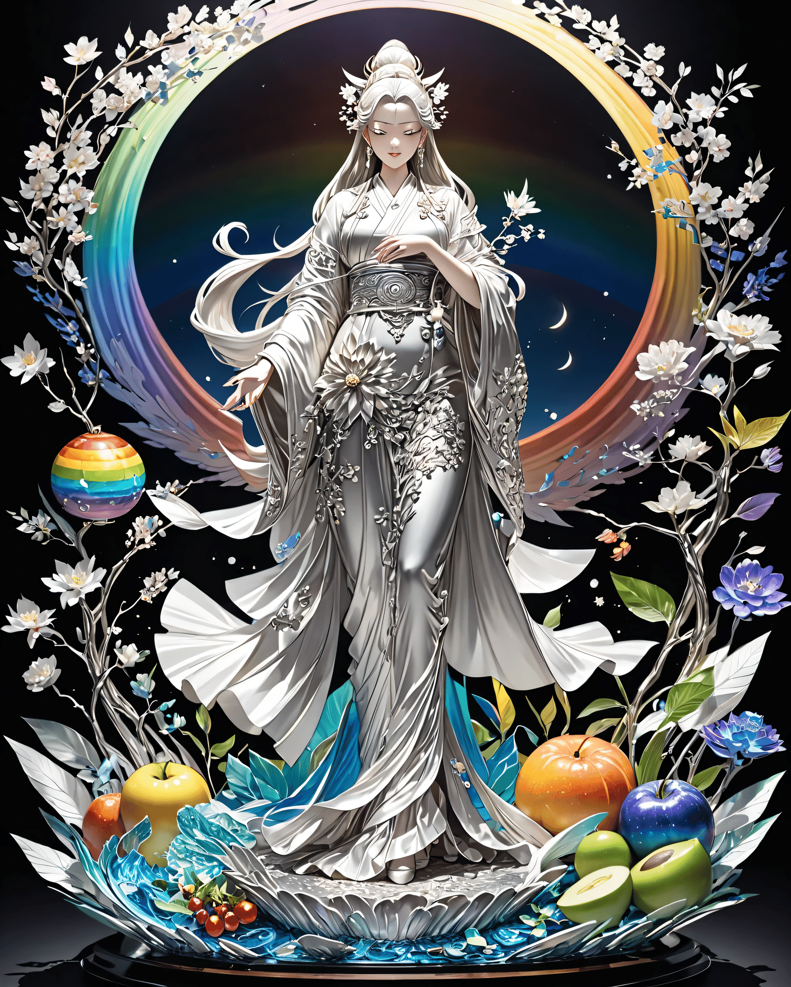 月読命（ツクヨミノミコト）── 静寂と調和の月神｜Azan