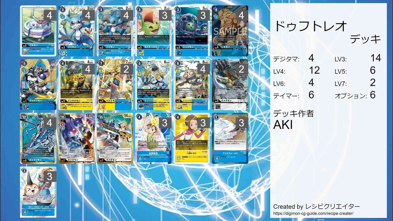 デジカ】レオモンデッキが楽しい｜AKI