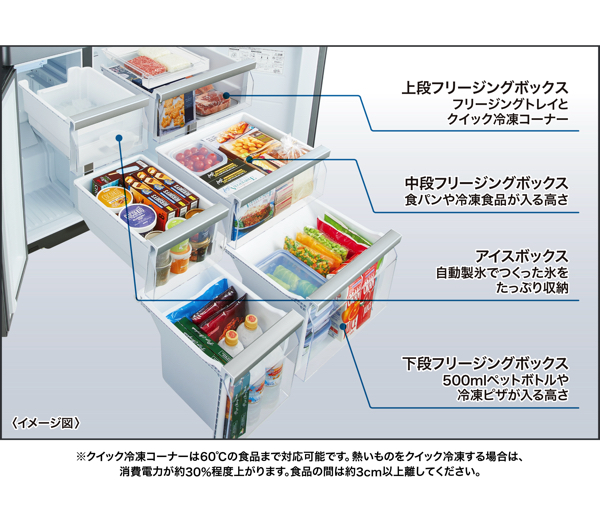 AQR-TZA51N | 容積512L | TZ series（TZシリーズ） | 冷蔵庫 | アクア