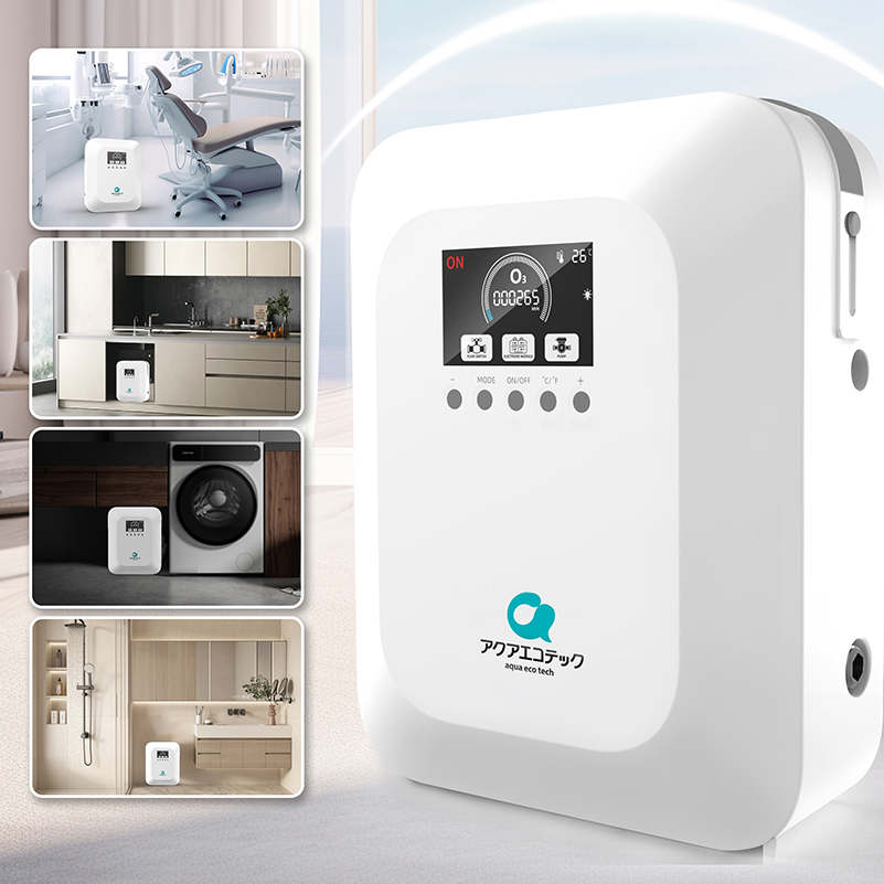 オゾ．ダイレクト 壁掛け/台置両用のオゾン⁺電解水生成器AQUA-WB-B2