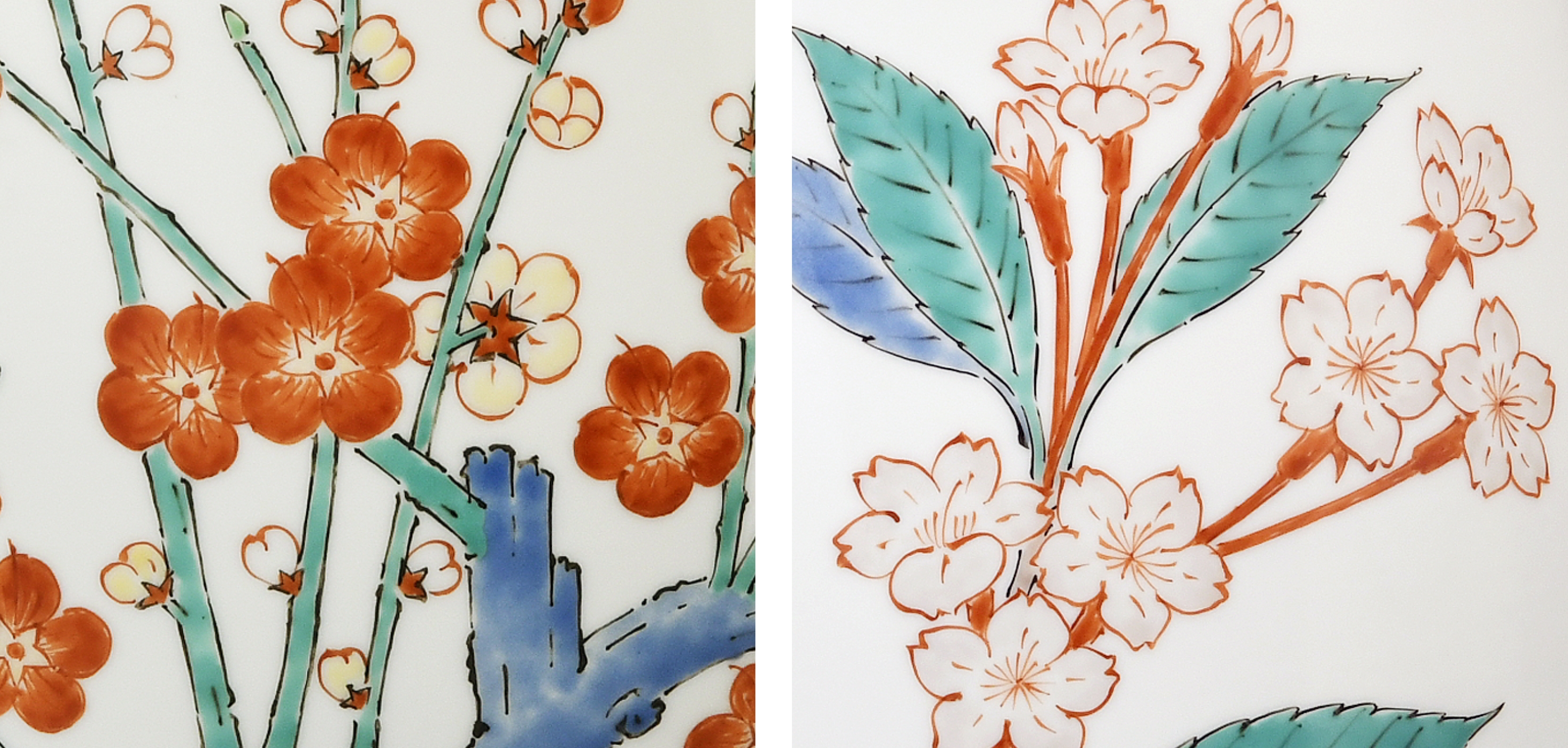 日経アート特別企画・十五代酒井田柿右衛門『濁手梅桜文花瓶』特集記事