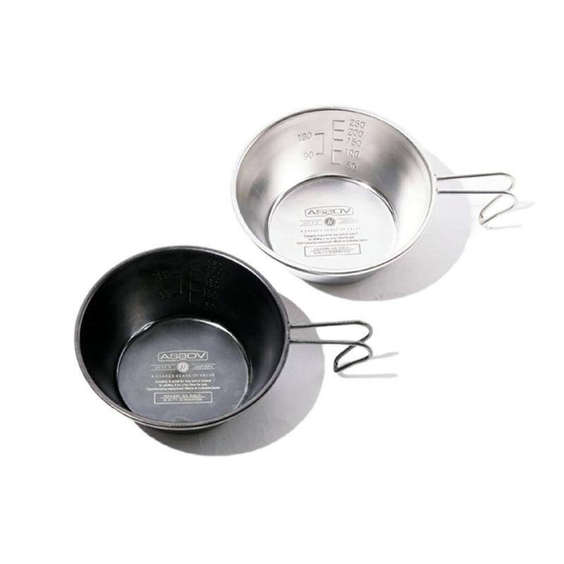 SIERRA CUP/STAINLESS BLACKシェラカップ – AS2OV