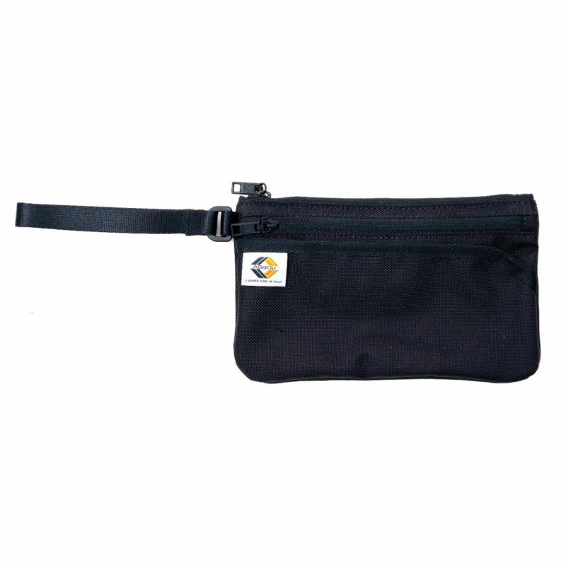 EXCLUSIVE BALLISTIC NYLON - ROUND POUCH GOLF SERIES/BLACK