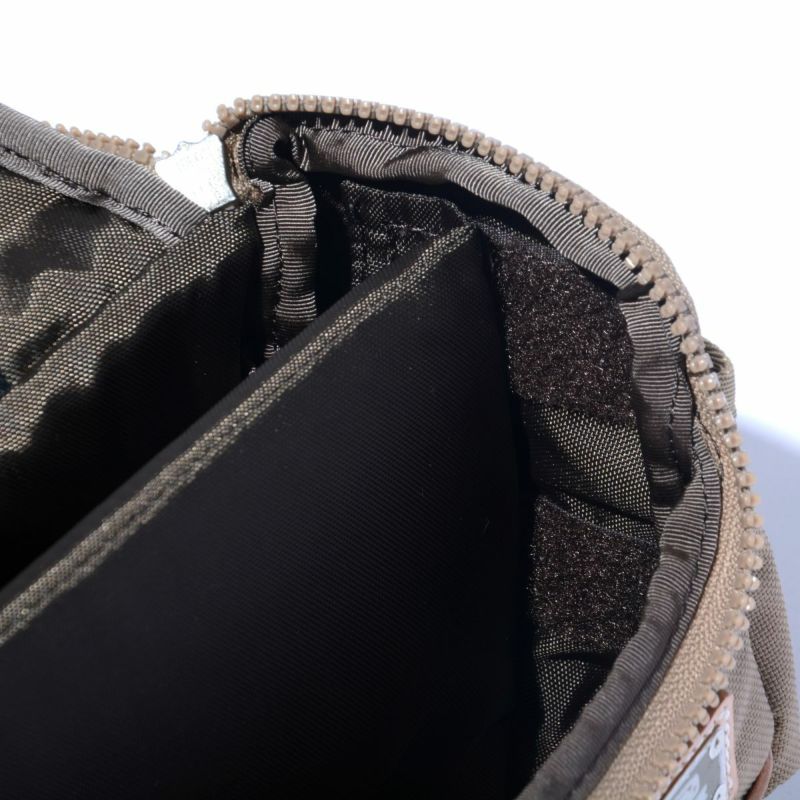 EXCLUSIVE BALLISTIC NYLON - ROUND POUCH GOLF SERIES/BLACK