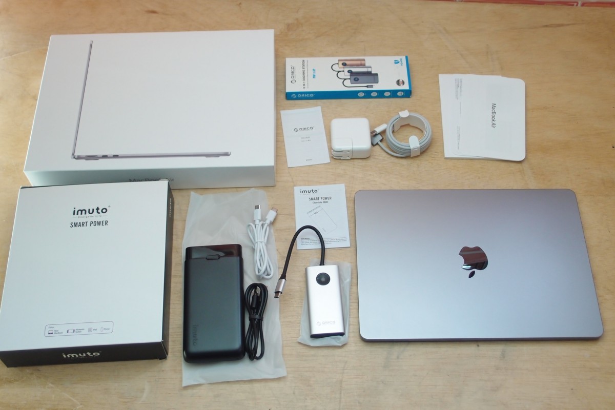 Apple MacBook Air M2 8GBメモリ 256GB SSD バッテリー100％ Apple保証