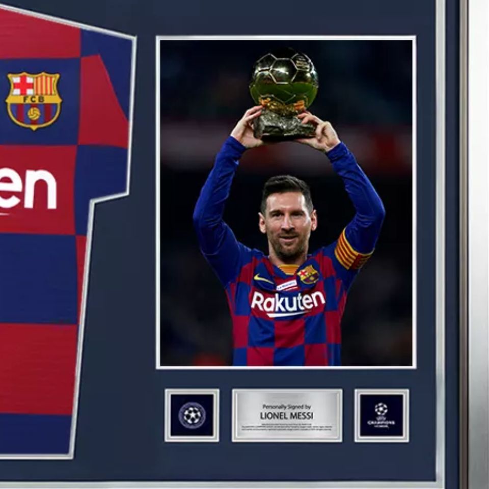 リオネル・メッシ【直筆サイン入り】FCバルセロナ2019-2020