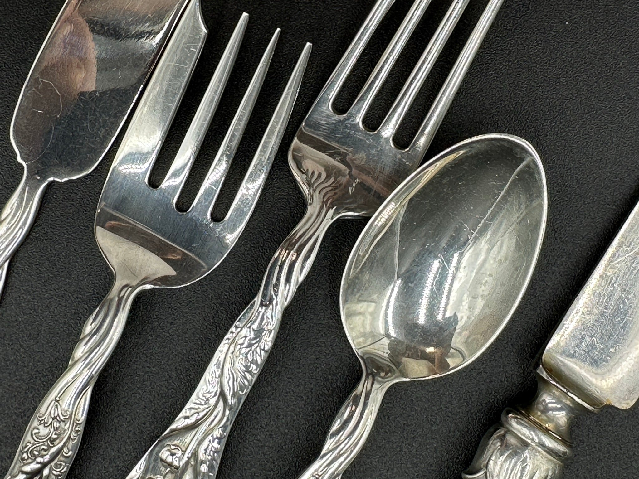 Lily of the Valley by Whiting Set of Sterling Silver Flatware 22