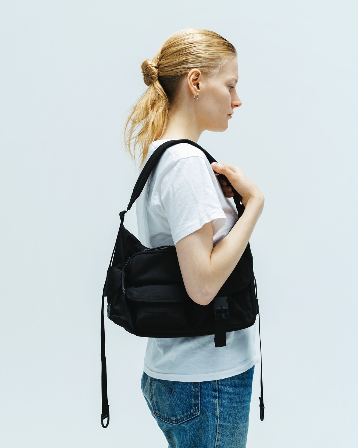 MULTI POCKET SHOULDER BAG (SMALL) | BAICYCLON by bagjack