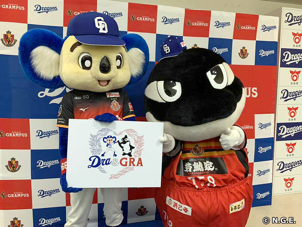 中日が名古屋グランパスとの共同プロジェクト「Dra&GRA」を発表