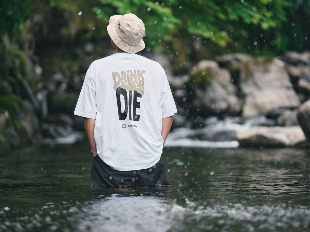 HILLSFIELD _ DRINK OR DIE グラス + Tシャツ（BLACK BEER EDITION