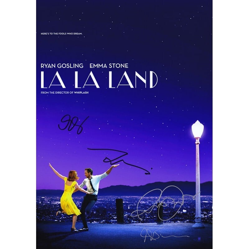 LA LA LAND(ララランド) 【4名直筆サイン入りミニポスター】 | searchlight
