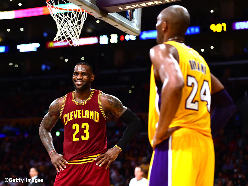 コービーはジョーダン似で、レブロンは楽天的？元オールスターが両者の