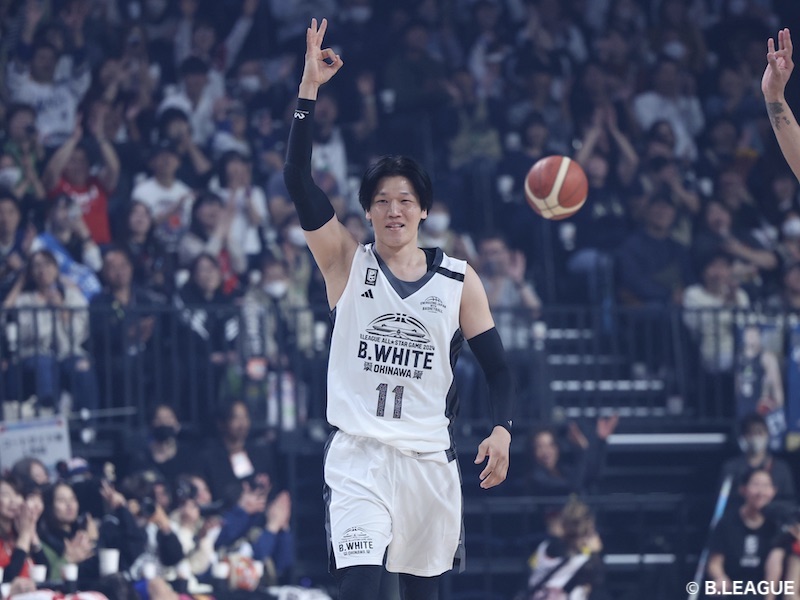 B.WHITEが大熱戦のオールスターゲームを制す…MVPはB.BLACKから24得点を
