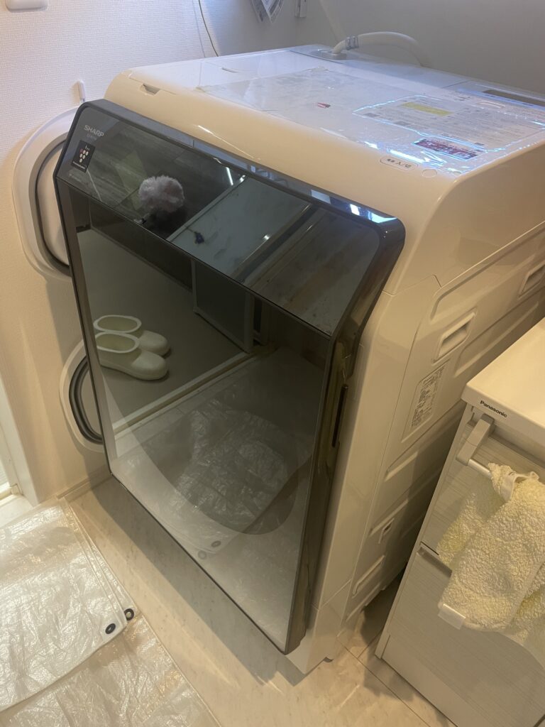 ドラム式洗濯機分解クリーニング:シャープ ES-W114分解クリーニング