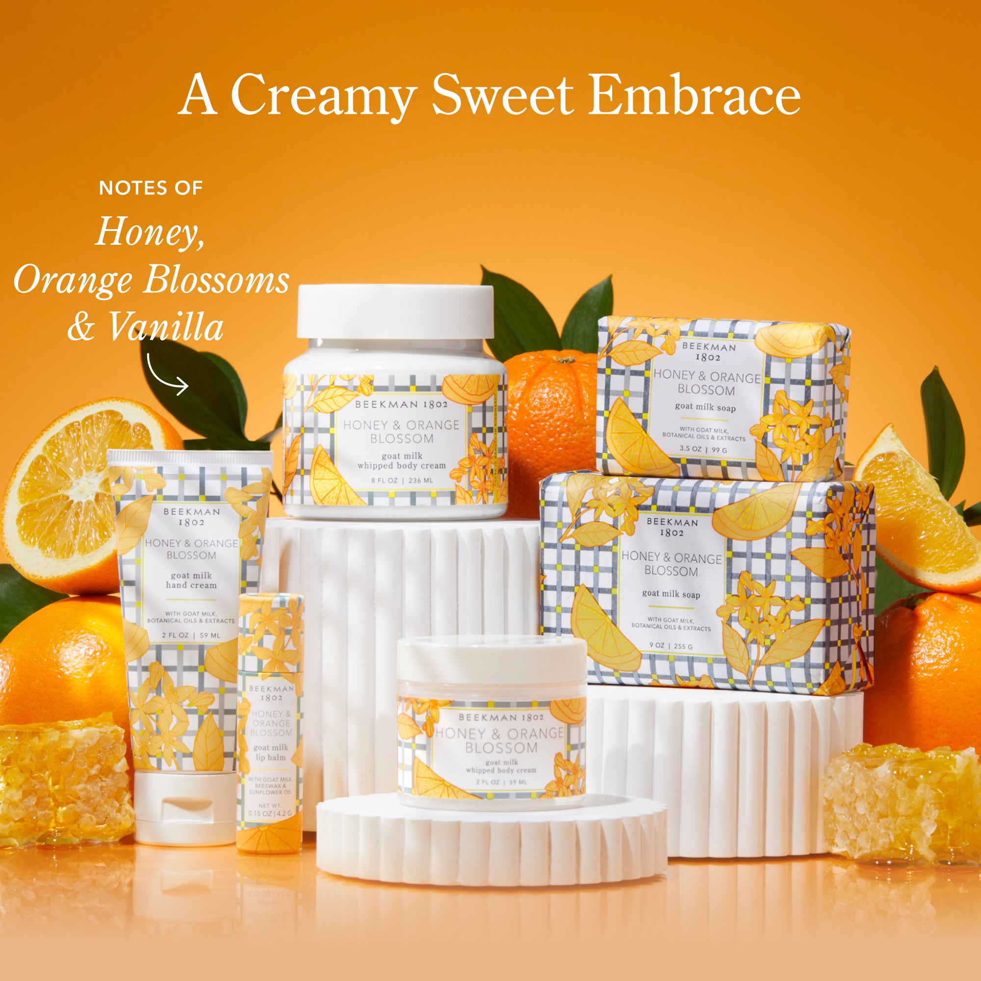 Honey & Orange Blossom Whipped Body Cream