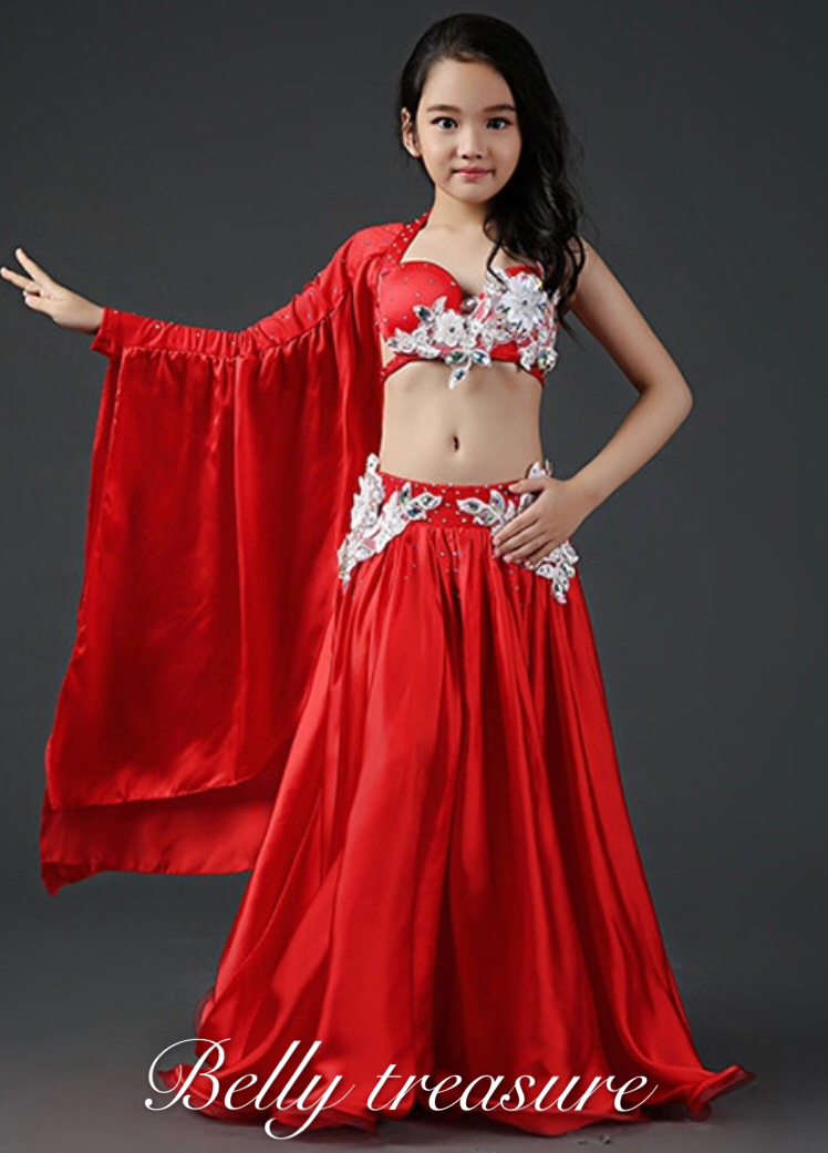 キッズベリーダンス衣装 3カラー CCZWRT015Belly Treasure