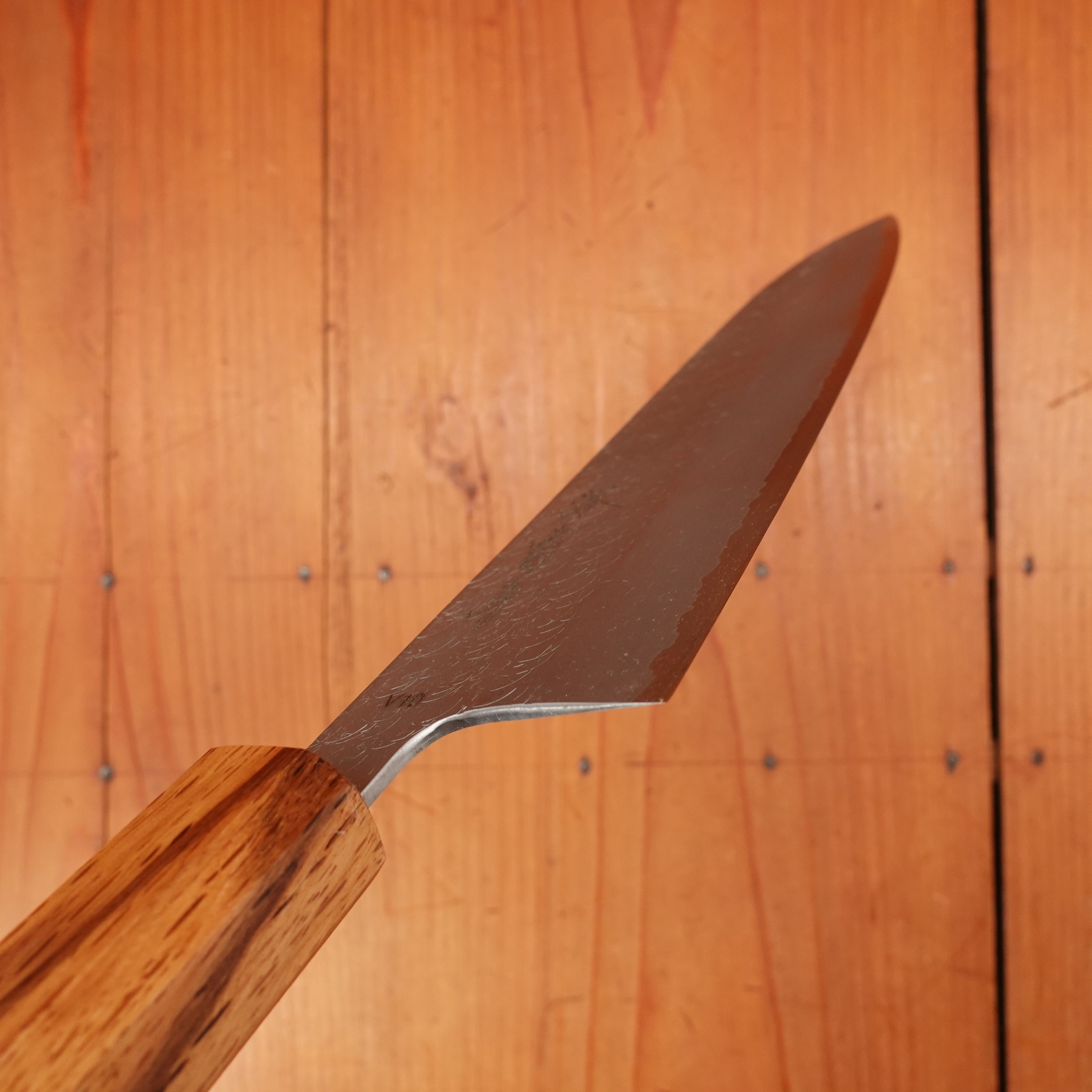 Sakai Kikumori 210mm Gyuto VG10 Tsuchime Oakwood Handle – Bernal