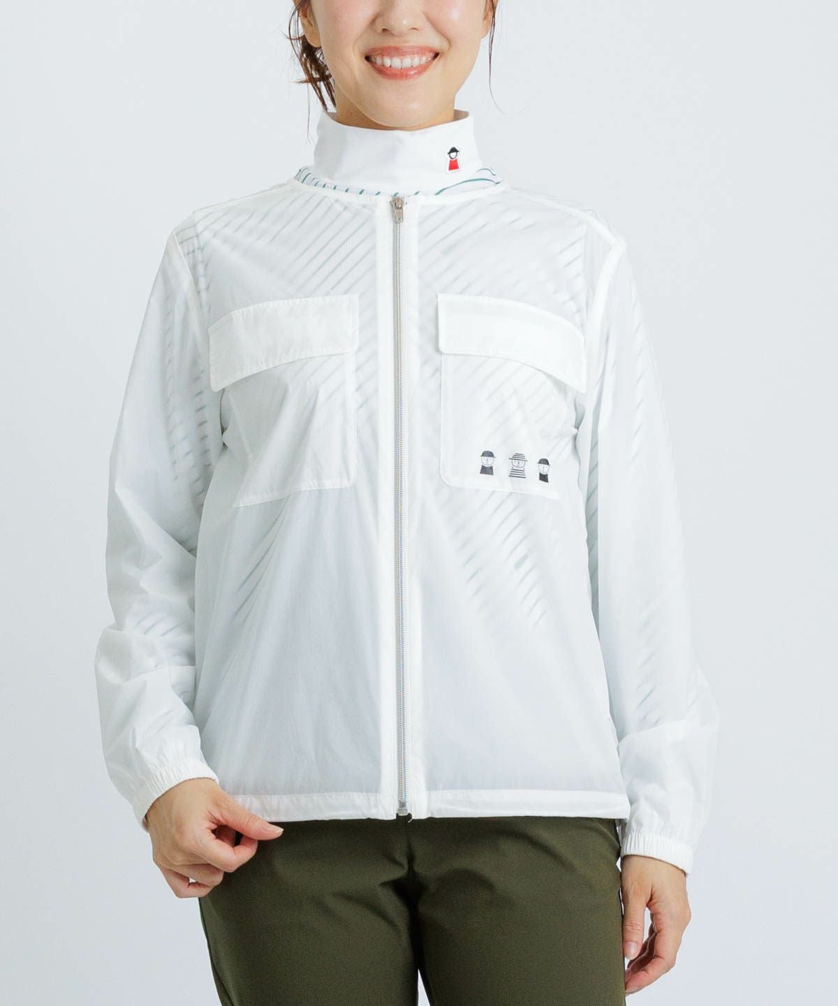 ナイロンタフタ撥水ブルゾン|ピッコーネクラブ - ゴルフウェアや婦人服通販