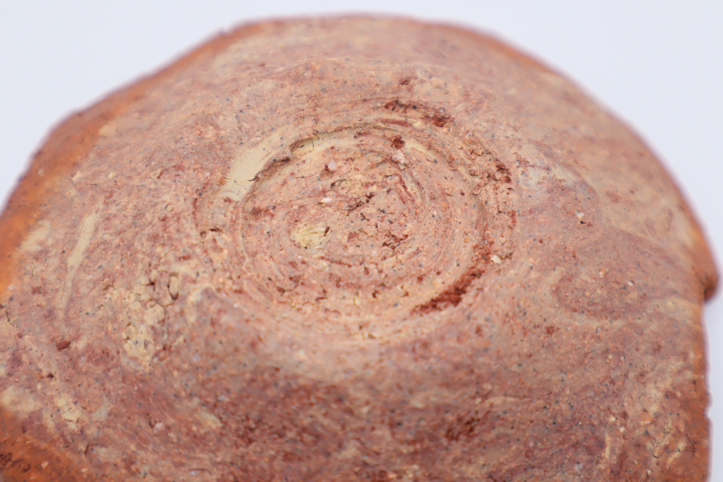 b備前焼ショッピングサイト / 備前 火襷 自然練込 葉皿 細川敬弘