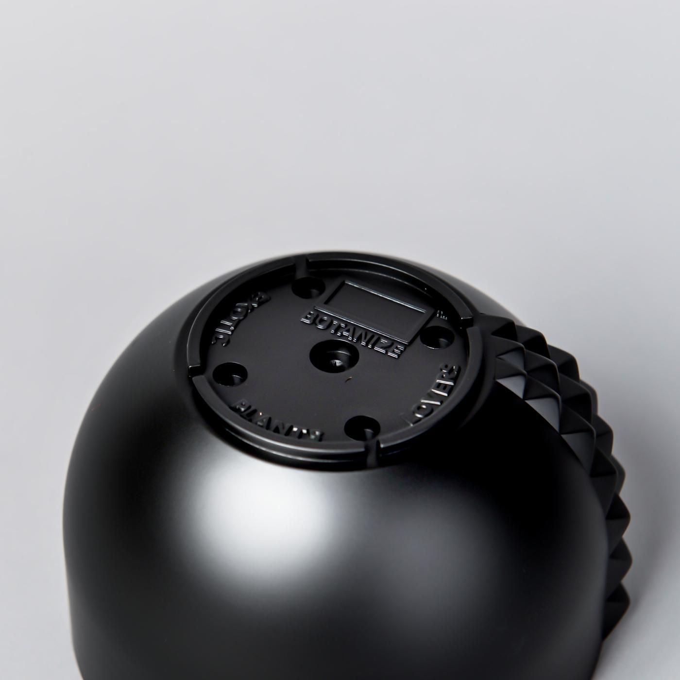 BOTANIZE PLA POT BOWL VERTICAL STUDS “Black” φ11.5cm