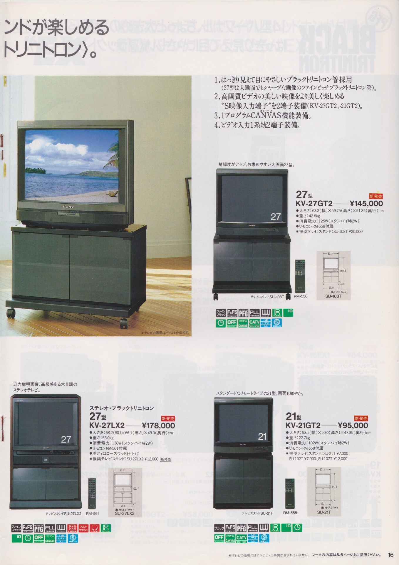 カラーテレビ / モニター 1988年8月 | ソニー坊やと呼ばれた男