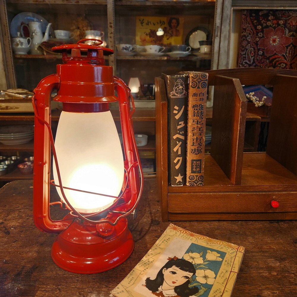 別所ランプ製 WINGED WHEEL №500型電気ランタン 『ハリケーンランプ