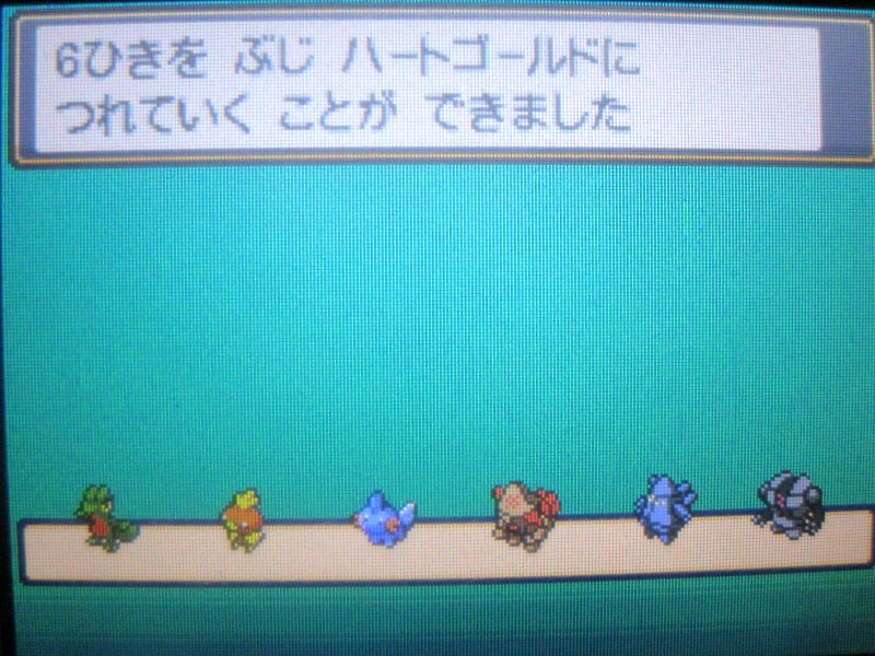 HGSSはパルパークを同じ日に何回できています。 | 過ぎ去りし夜空を