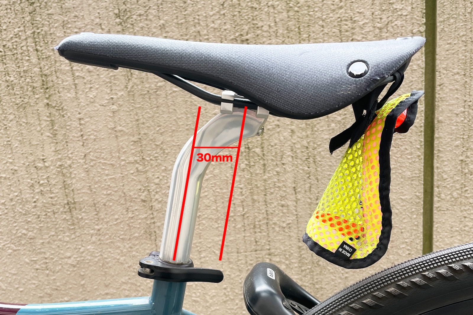 VELO ORANGE* cru long setback seatpost (silver) - BLUE LUG ONLINE