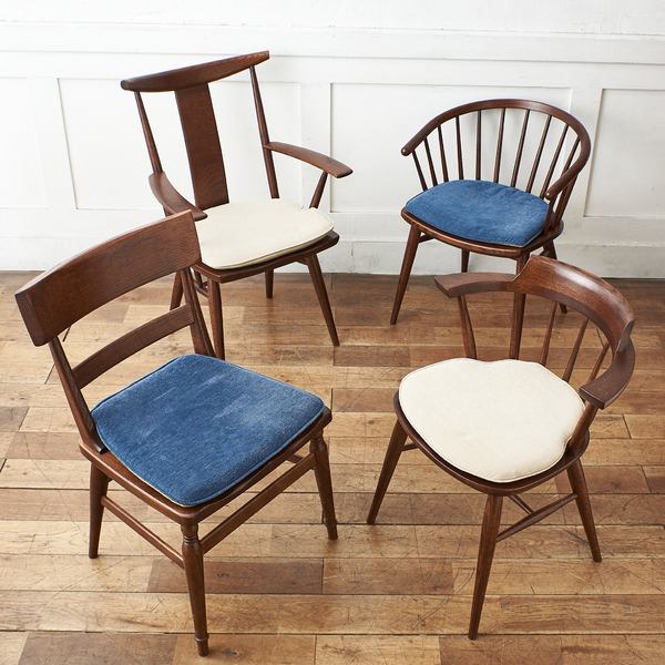 柏木工 IDC大塚家具 杜 オーク無垢材 ダイニングチェア1脚 アームレス