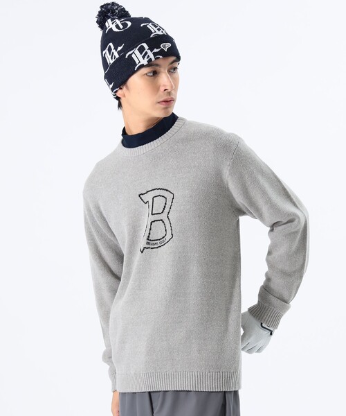 BEAMS GOLF（ビームスゴルフ）の「ORANGE LABEL / Bマーク ニットプル