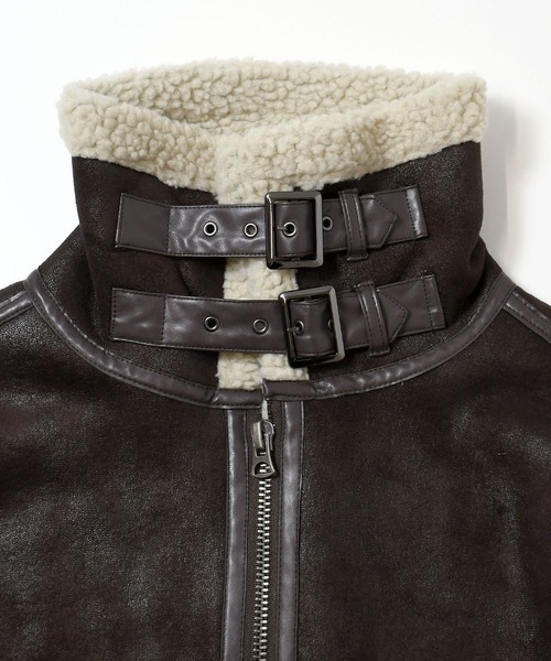 フェイクムートンB-3ジャケット（ムートンコート）｜Ritzy（リッツィー