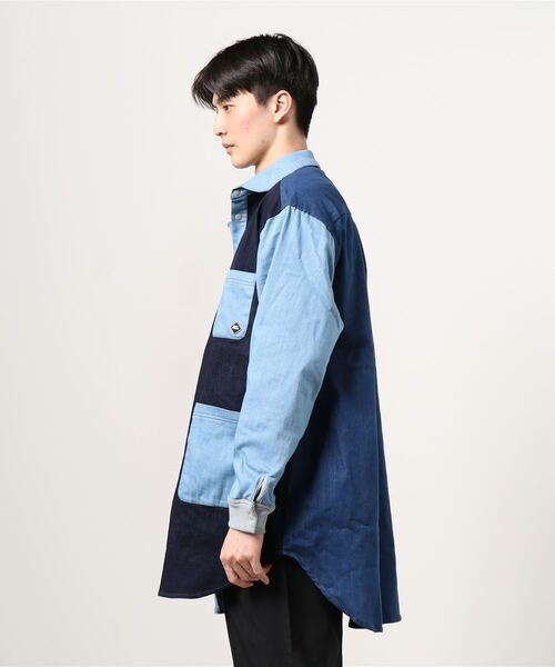 ストレッチデニムロングシャツ | ジムマスター（gym master）公式通販