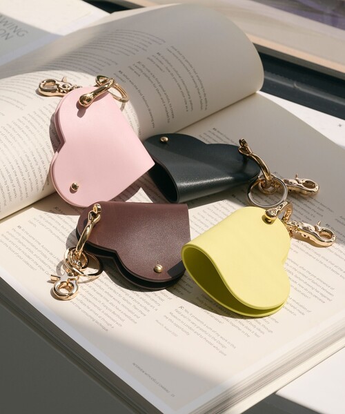 Hashibami＞ハート キーリング2（キーケース/キーアクセサリー