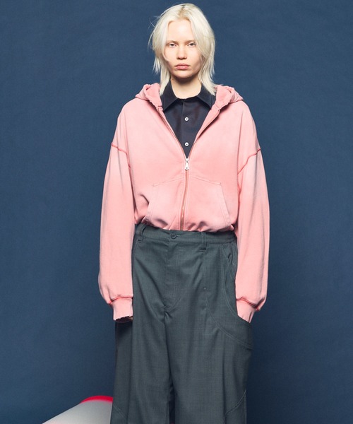 UNISEX》Prime-Over Fade Sweat Zip Hoodie/プライムオーバーフェード