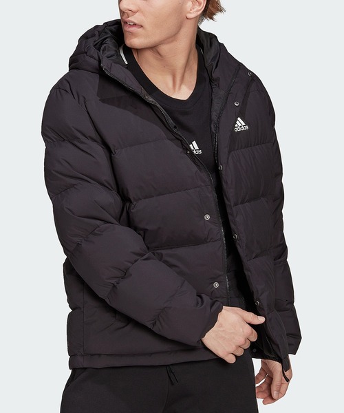 adidas（アディダス）の「Helionic フード付きダウンジャケット