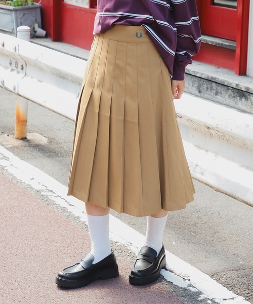 セール】【別注】FRED PERRY / Tennis Pleats Skirt（スカート）｜FRED