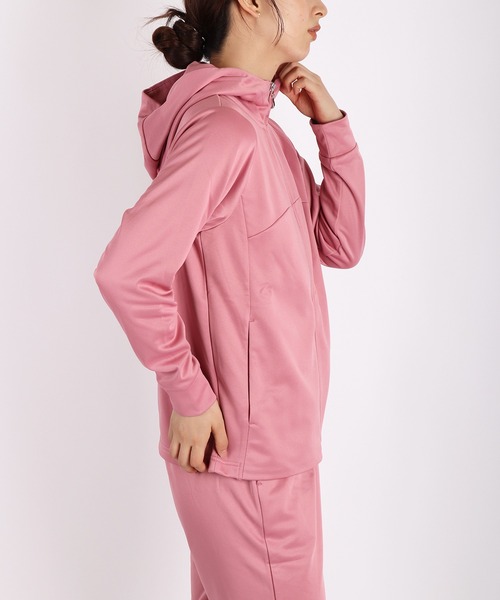 FILA レディース 裏起毛 ジャージ 上下セットアップ 吸水速乾 UVカット