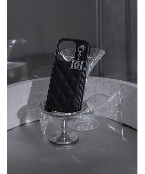 キルティングミラーDDチャームiPhoneケース（スマホケース/カバー