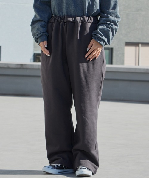 セール】THOUSAND MILE/サウザンドマイル SWEAT PANTS 裏起毛 刺繍ロゴ