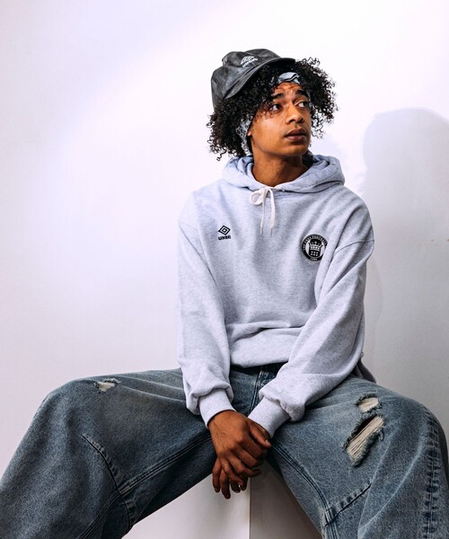 UMBRO（アンブロ）の「UMBRO/アンブロ SP Sweat Parka/別注 ロゴ