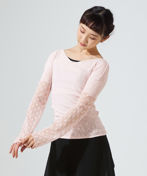 Chacott（チャコット）の「【ノーソーイングニット】フラワーチュール