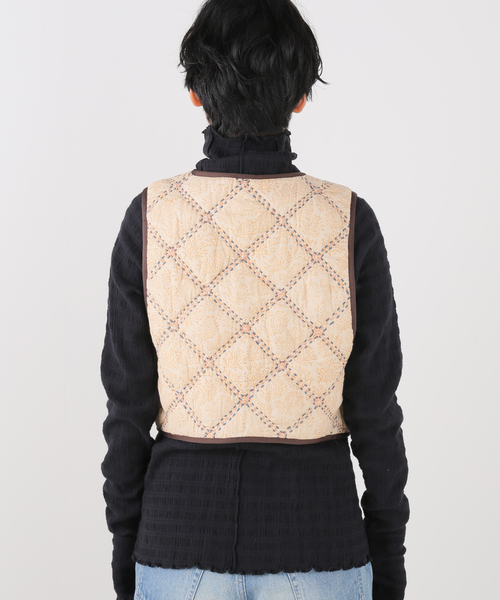 セール】【Pheeta/フィータ】キルティングベスト（ブルゾン