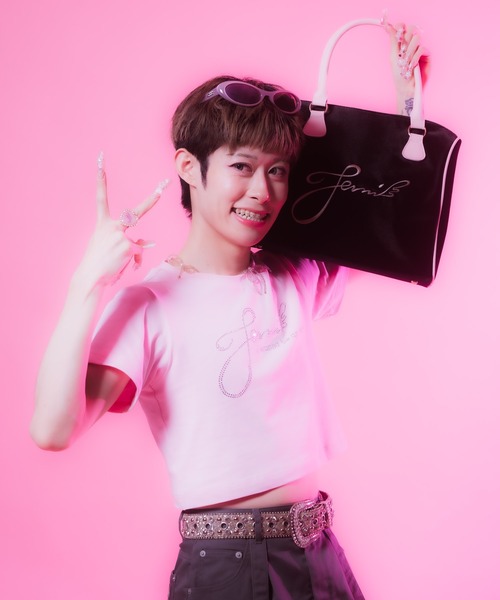 INTER FACTORY（インターファクトリー）の「ててみ - ベロアバッグ