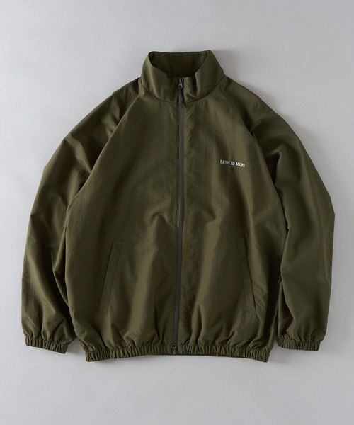 セール】【MAISON CLUB】ワンポイント刺繍 ナイロントラックジャケット