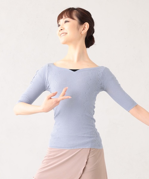 Chacott（チャコット）の「【ノーソーイングニット】バレリーナネック5