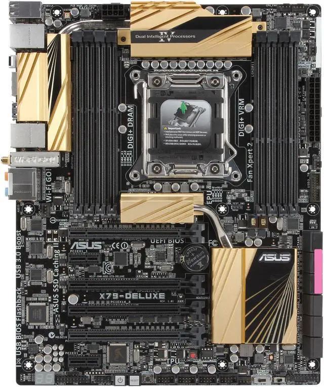 ASUS X79 DELUXE LGA 2011 ATX Intel Motherboard - Newegg.com