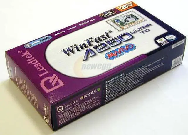 Leadtek GeForce4 Ti4600 Graphics Card WinFast A250 Ultra TD MyVIVO
