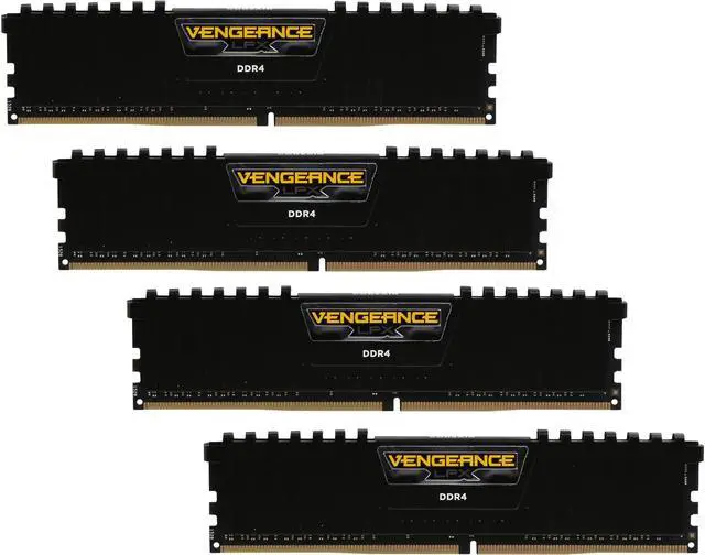 CORSAIR Vengeance LPX 16GB (4 x 4GB) DDR4 2400 (PC4 19200) Desktop