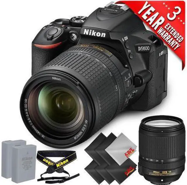 Nikon D5600 DSLR Camera with 18-140mm Lens International Version